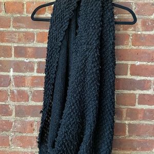 Fluffy infinity scarf